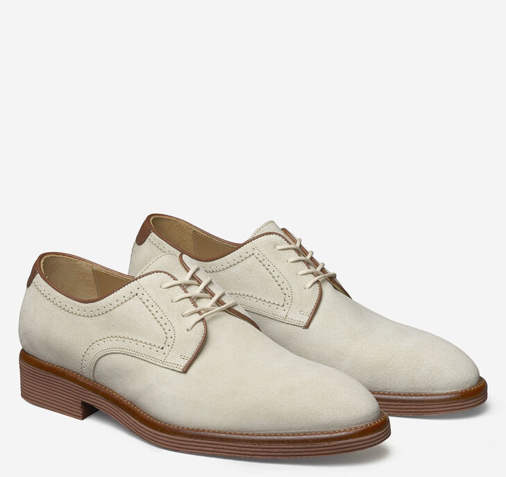 Johnston & Murphy Ridgeland Plain Toe Snörskor Herr - Beige Finskor [VH1285064]